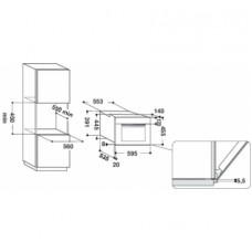 Cuptor cu microunde incorporabil Whirlpool AMW 505/IX